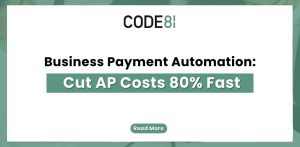 Business Payment Automation: Cut AP Costs 80% Fast — text-based blog header image.